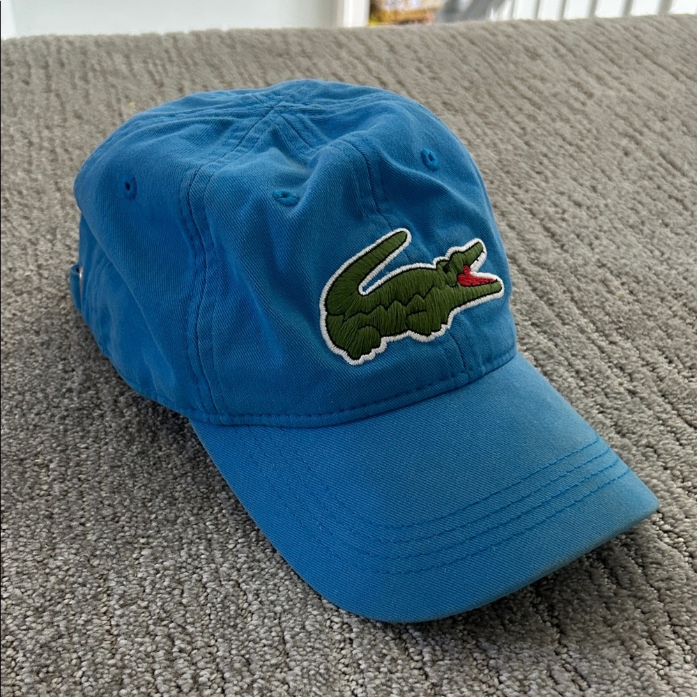 Lacoste Mens Bright Blue Hat